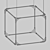 Minimalistic Solid Cube: Elegant & Thin 3D model small image 5