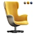 Elegant Giorgetti Bergere Armchair 3D model small image 3