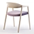 Elegant HÉRA 2865 Chair 3D model small image 4