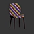 Modern Carvelle Dining Chair 3D model small image 5