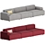 Muuto Connect 3 Seater Sofa 3D model small image 1