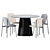 Circula Blu Dot Dining Table: Sleek and Stylish 3D model small image 2