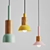 Scandinavian Pendant Lamp: Mavrina by Anzazo 3D model small image 3