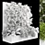 Vertical Garden Partition Set  Ivy 02 3D model small image 4