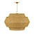 Rustic Rattan Pendant: Paloma by West Elm 3D model small image 1