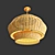 Rustic Rattan Pendant: Paloma by West Elm 3D model small image 4