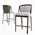 McGuire Ojai Counter Stool: Sleek Elegance for Your Kitchen 3D model small image 2