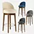 Margaux Swivel Bar Stool: Timeless Elegance for Your Home 3D model small image 1