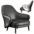 Aviator Gina Chair: Sleek and Stylish 3D model small image 2