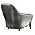 Aviator Gina Chair: Sleek and Stylish 3D model small image 4