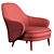 Aviator Gina Chair: Sleek and Stylish 3D model small image 5