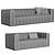 Sophisticated Forte Sofa Collection 3D model small image 5
