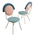 Iris Chair: Modern Elegance for Your Space 3D model small image 1