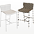 Jude Gray Counter Stool: Sleek Style for Your Kitchen 3D model small image 2