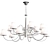 Elegant Lightstar Vortico Chandelier 3D model small image 2