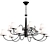 Elegant Lightstar Vortico Chandelier 3D model small image 3