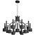 Elegant BLS 14479 Ella Chandelier 3D model small image 2