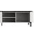 Modern Bamboo TV Stand with Marble Top 3D model small image 3