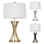 Elegant Biarritz Table Lamp: Illuminate with French-inspired Style! 3D model small image 1