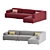 Muuto Connect Corner Sofa - Modern and Stylish 3D model small image 6