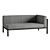 Legardo MEZZO Modular Sofa - Left/Right 3D model small image 1