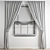 Polygonal Curtain Model 3D model small image 3