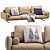 Luxurious Soft Dream Sofa by Flexform 3D model small image 1