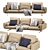 Luxurious Soft Dream Sofa by Flexform 3D model small image 6