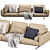 Luxurious Soft Dream Sofa by Flexform 3D model small image 13