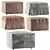 Compact and Stylish Bed-Pouf Set 3D model small image 8