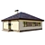 Geometric Roof Nightlight Cottage 3D model small image 2
