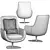 Elegant Elba Armchair: Stylish and Comfortable 3D model small image 4