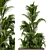 Outdoor Greenery Set - Garden Set 90 3D model small image 1