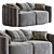 Modern Fitz Sofa - Sleek and Stylish Design 3D model small image 3