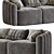 Modern Fitz Sofa - Sleek and Stylish Design 3D model small image 5