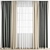 Luxury Curtain Collection 3D model small image 1