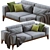 Porada Sofa Fellow: Contemporary Comfort 3D model small image 3