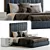 Stylish & Spacious Pablo Bed 3D model small image 1