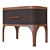 Contemporary Bedside Table - Tonin Casa TIFFANY 6445 3D model small image 5