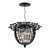 Spanish Wrought Iron Lantern: Elegant Illumination 3D model small image 1