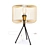 Aria Metallic Table Lamp 3D model small image 2