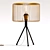 Aria Metallic Table Lamp 3D model small image 5