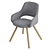 Elegant Comfort Jima Chair 3D model small image 5