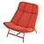 Comfort Rest: Soft Facet Lounge Chair 3D model small image 5