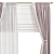 Elegant Velvet Curtain 3D model small image 2