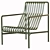 Palissade Lounge Chair: Modern Outdoor Seating 3D model small image 1