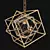 Crystal Geometric Pendant Light 3D model small image 2