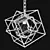 Crystal Geometric Pendant Light 3D model small image 3