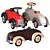 Baghera Speedster: Classic Pedal Car for Kids 3D model small image 4