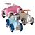 Baghera Speedster: Classic Pedal Car for Kids 3D model small image 5